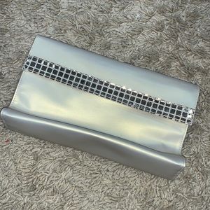 EUC Christian Dior creamy gold clutch bag